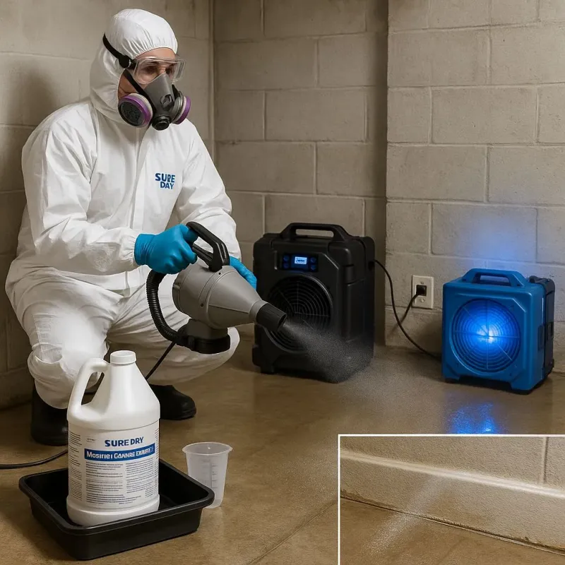 Sanitization and Odor Removal process in Wales, WI